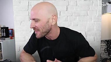 JOHNNY SINS RIDES MICHAEL MCRUDDEN DOGGY STYLE IN A HIGH SCHOOL CLASSROOM