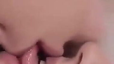 Lesbian sexy kissing