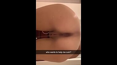 who wants to help me cum? teen snapchat