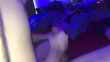 Quick cum video with help