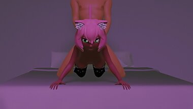 Ebony Neko Gets Fucked V2