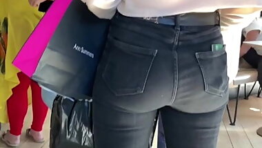 Tight arse chav in line at maccies