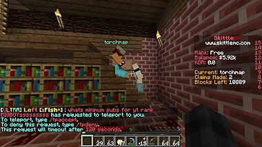 Hot girl gives head on the staircase