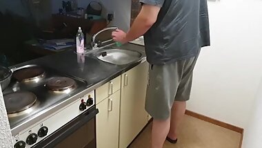 at kitchet fuck