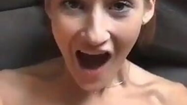 Flaquita cry with my big cock