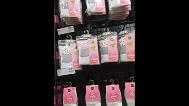 Buying new tiny panties for my girl.