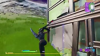 Dumb blonde gets fucked by asian girl.