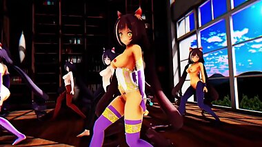 MMD 6 Kiruya Momochi (Princess Connect!) (eric prydz - call on me) (Submitted by Rain68)