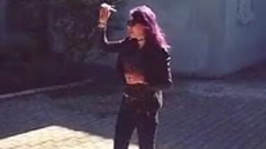 Naughty girl before fucking