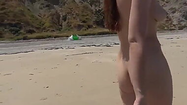 Nude Beach - High Cut Gown