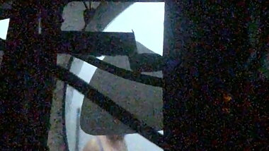 Neighbour changing shirt