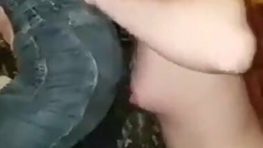 Redhead teen rorugh throatfuck