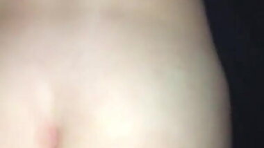 Couple fucking, very large cock slamming her hard