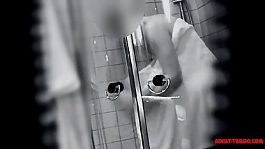 Hidden Camera Caught Sexy Teen Masturbating In The Shower!