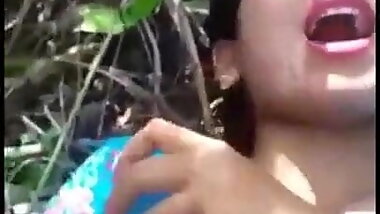 Outdoor hard sex with village girl