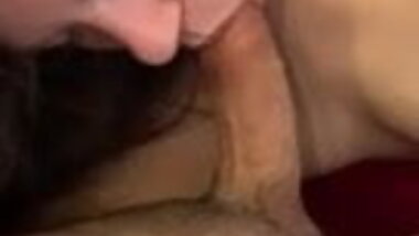 Teen slut sucks daddy's cock