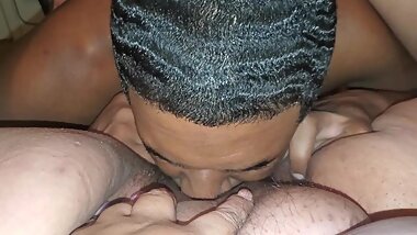 Wife gets pussy sucked on after long day at work, finishes her off by Cumming on her asshole