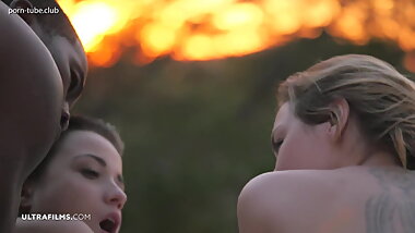 Sensual and Female friendly Interracial Scene