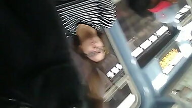 This nerd kept spreading her legs but I couldn't get a good