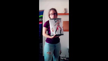 Trying on my new Sexy Ninja costume