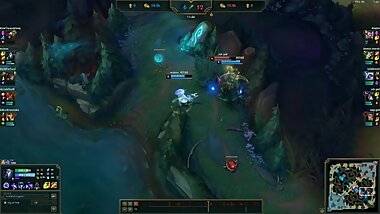 Horny teenager Kai'sa sucks Bard's Big Cook after wedding while her ex get angry League of legends