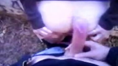 Greek teen couple in the park - bj & fuck