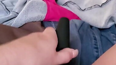 Teen orgasms with vibrator