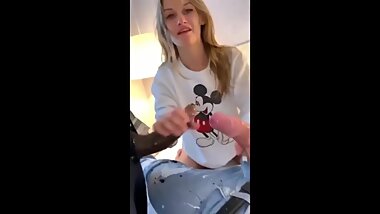 Fit French College Girl Rides my Cock like a Goddess ,real Homemade Private