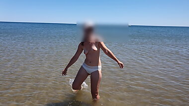 small tits beach