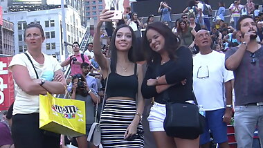 2 Hot Latinas Times Square