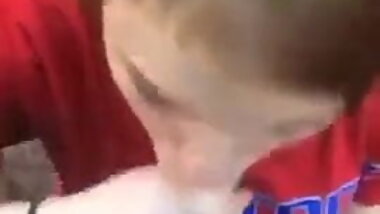 Teen Sophie enjoys milking BBC