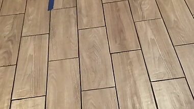 Hot young girl at boba tea cafe