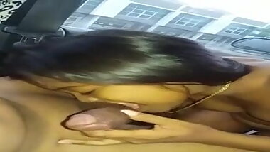 Desi Indian high class beauty sucking my dick