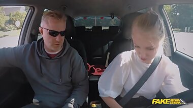 FAKE DRIVING SCHOOL HOT TEEN GIRL FUCK HANS NON-SMITH TO PAY FOR LESSONS