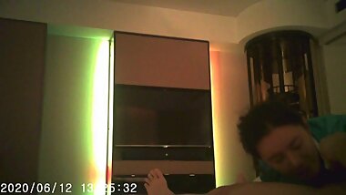 Korean Air Stewardess blowjob during Covid-19