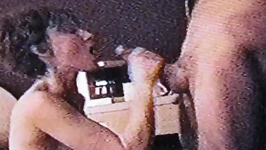 My wife gave him his first blow job and a facial! I think he did a fine job and enjoyed himself.