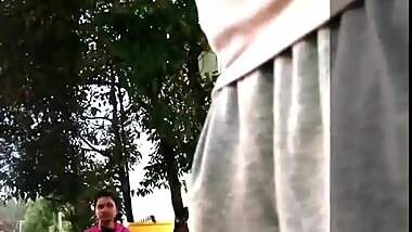 Indian girl watch dick while dick out