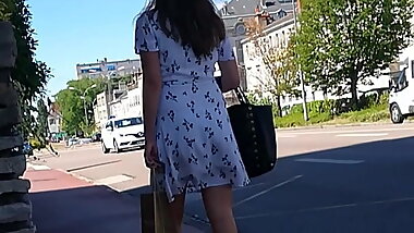 see throught teen string