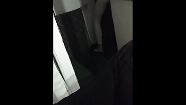 Small dance of slim girl