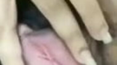 A meaty and hairy pussy