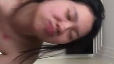 Indonesian girl sucking teacher for good grades.