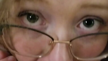 Teen degraded and I shove her nose in my ass