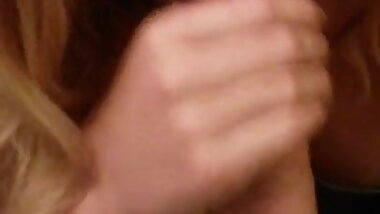 Cute Cait sucks more dick