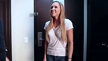 Petite Young Blonde Teen First Porno Fucked To Orgasms POV