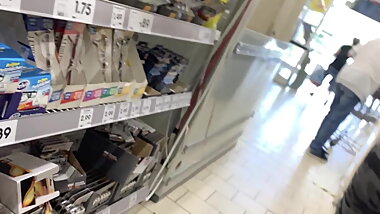 young girl sees my bulge and gets nervous almost her pussy 2