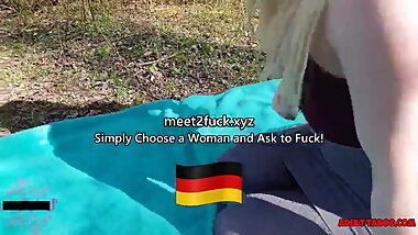 Deutsche Teen Paar Outdoor Fun