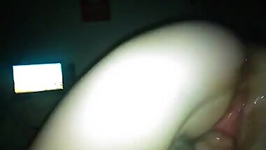 Fucking my hot petite mexican babby momma doggy style