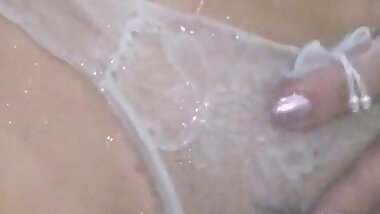 See trough wet panties