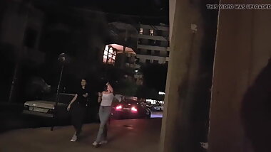 Following teens with dick out and they run