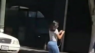 SUPER FIT booty SUPER TIGHT JEANS amateur candid booty